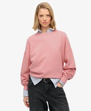 Essential Logo Garment Dyed Crew Sweatshirt