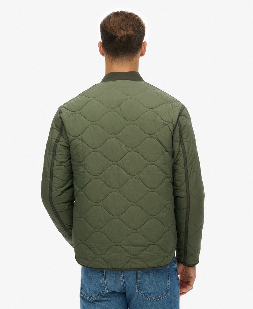 mens Military Liner Jacket in Thyme Green/Army Green | Superdry US