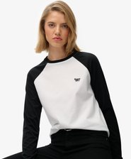 Essential Logo Long Sleeve Baseball Top