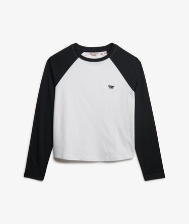 Essential Logo Long Sleeve Baseball Top Image 6