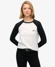 Essential Logo Long Sleeve Baseball Top