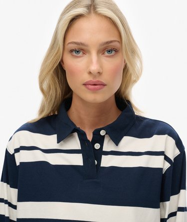 Polo de rugby rayé court Athletic Essentials Image 4