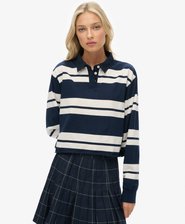 Polo de rugby rayé court Athletic Essentials