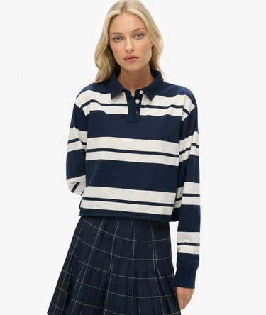 Polo de rugby rayé court Athletic Essentials Image 1