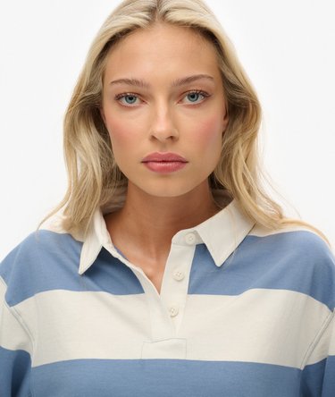 Polo de rugby rayé court Athletic Essentials Image 4