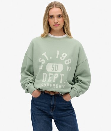 Athletic Essentials Relaxed Crew Sweatshirt Image 2