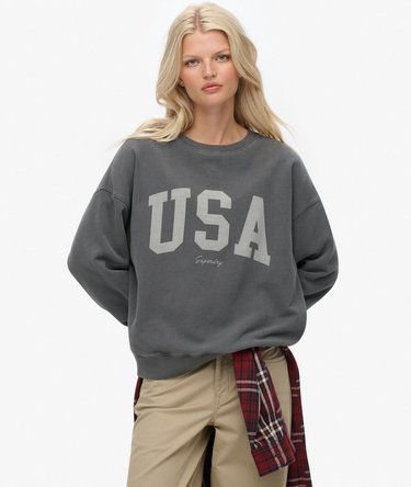 Athletic Essentials Relaxed Crew Sweatshirt Image 1
