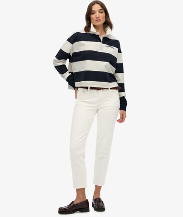 Athletic Essentials Stripe Rugby Top Image 4