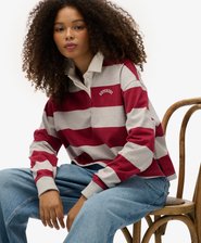 Athletic Essentials rugbyshirt met strepen