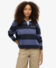 Athletic Essentials rugbyshirt met strepen
