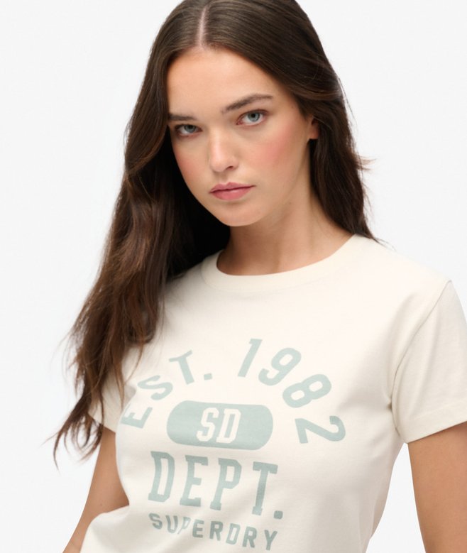 Athletic Graphic Fitted T-Shirt