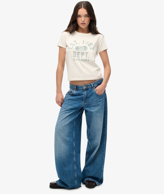 Athletic Graphic Fitted T-Shirt