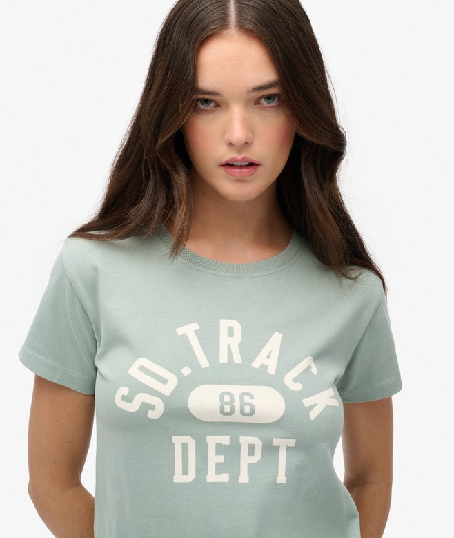 Athletic Graphic Fitted T-Shirt