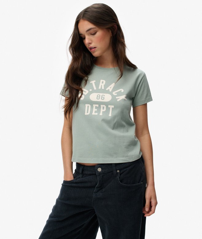 Athletic Graphic Fitted T-Shirt