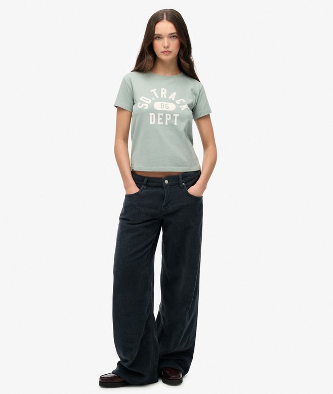 Athletic Graphic Fitted T-Shirt