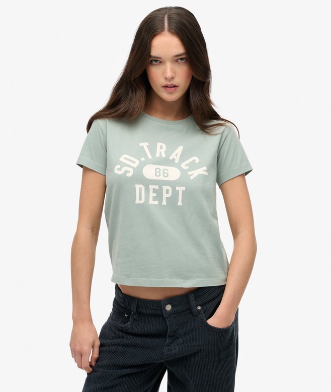 Athletic Graphic Fitted T-Shirt