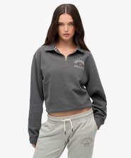 Athletic Collared Half Zip Jumper
