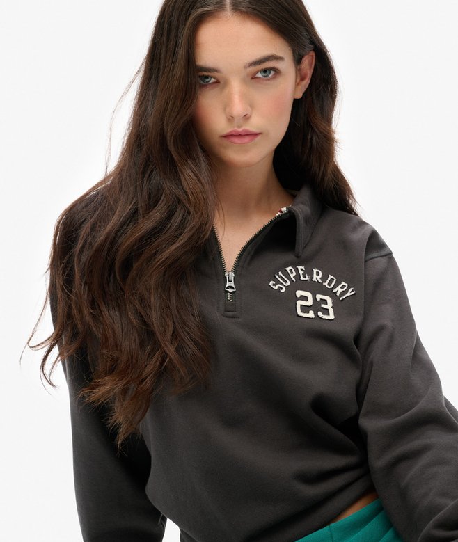 Athletic Essentials Collared Half Zip Sweatshirt