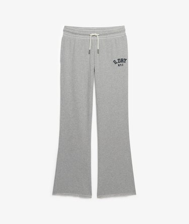 Athletic Embroidered Flare Joggers Image 8