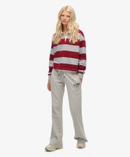 Athletic Embroidered Flare Joggers