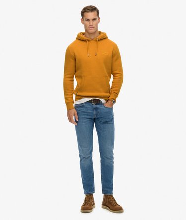 Vintage Logo Broderad Huvtröja Image 3