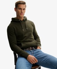 Vintage Logo Kapuzenpullover mit Stickerei