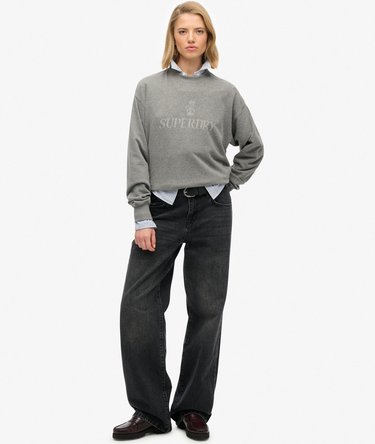 British Design Relaxed Crew Sweatshirt Image 3