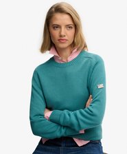 Slouchy Gebreide Crew Trui