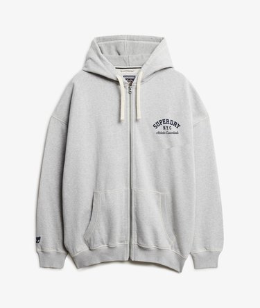 Athletic Essentials Oversized Zip Hoodie Image 7