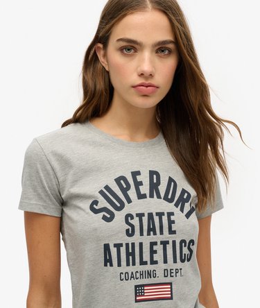 Camiseta ajustada gráfica Athletic Image 3