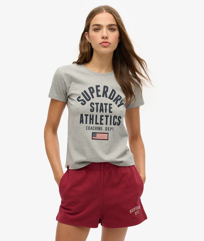 Athletic Graphic Fitted T-Shirt