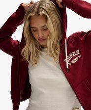 Athletic Essentials Sudadera Crop Relajada