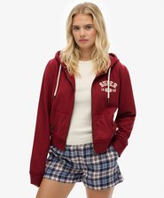 Athletic Essentials Sudadera Crop Relajada