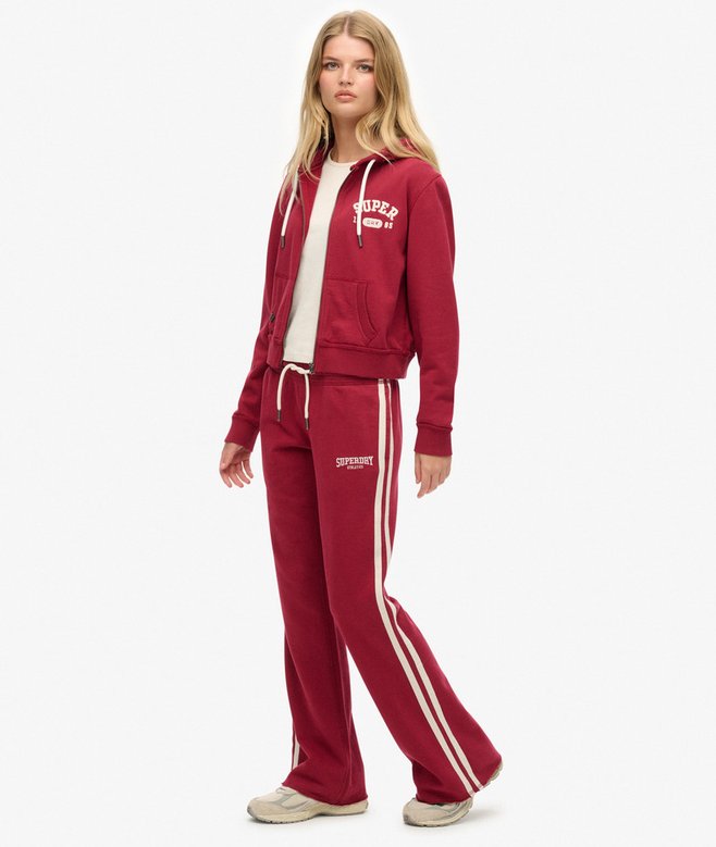 Athletic Stripe Flare Joggers
