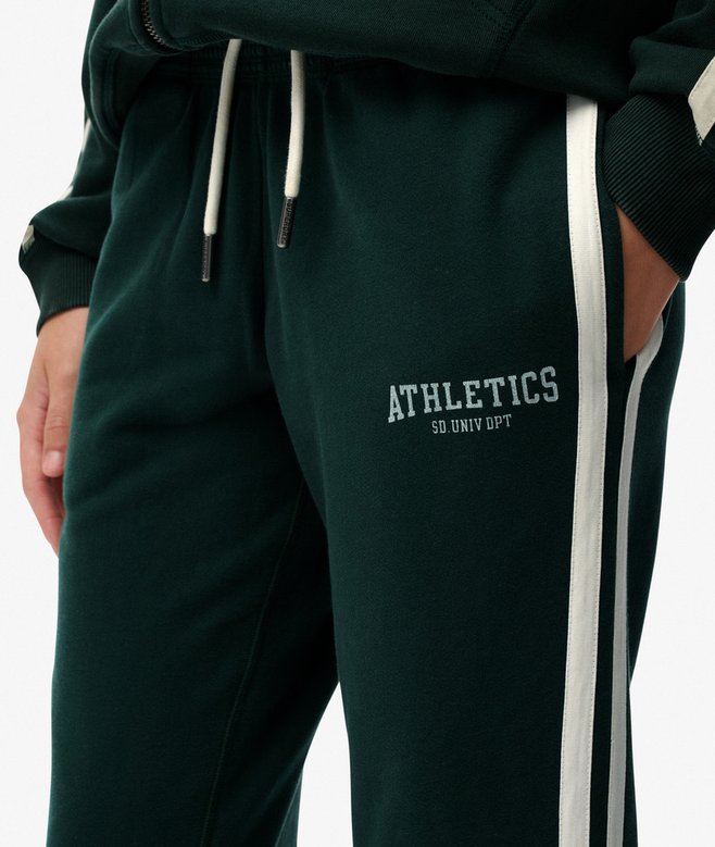 Athletic Stripe Flare Joggers