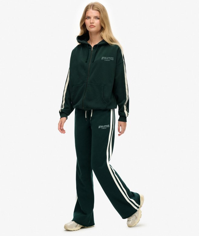 Athletic Stripe Flare Joggers