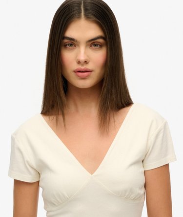 Cap Sleeve Corset Top Image 3