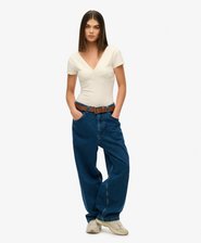 Cap Sleeve Corset Top