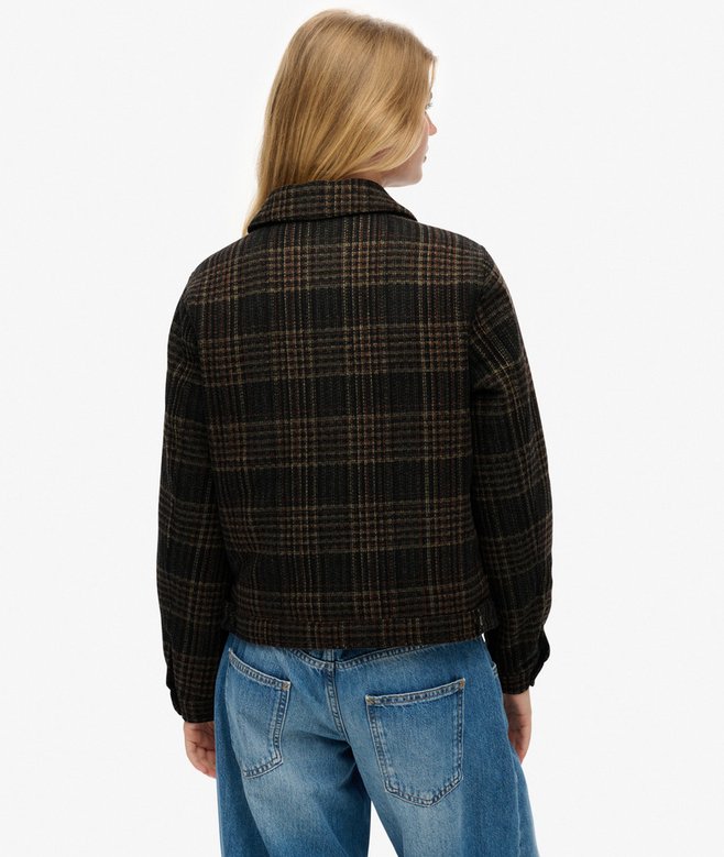 Checked Ranch Quilted Jacket