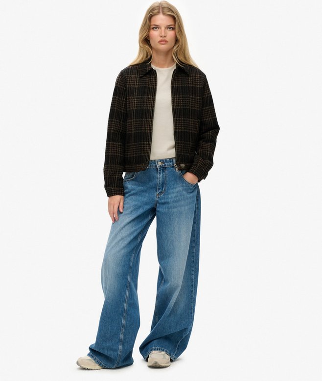 Checked Ranch Quilted Jacket