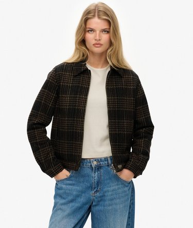 Checked Ranch Quilted Jacket Image 2