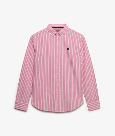 Slim Oxford Button Down Long Sleeve Shirt Image 7