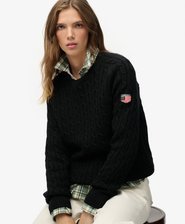 Slouchy Cable Knit Jumper