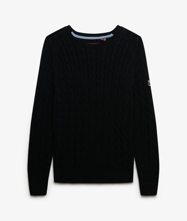 Slouchy Cable Knit Jumper Image 6