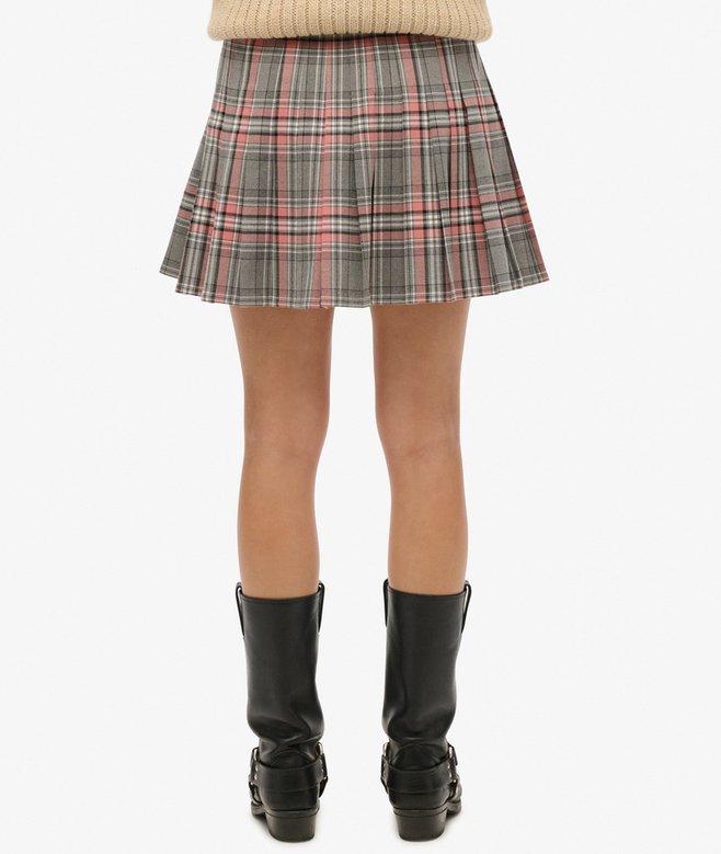 Vintage Pleated Mini Skirt