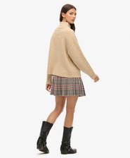 Vintage Pleated Mini Skirt