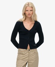 Essential Button Through Long Sleeve Top