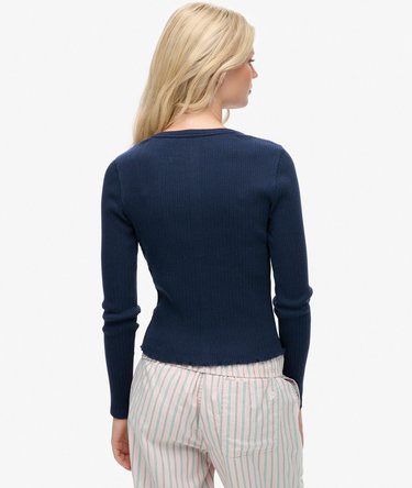 Athletic Essentials Ribbed Cardigan Image 5