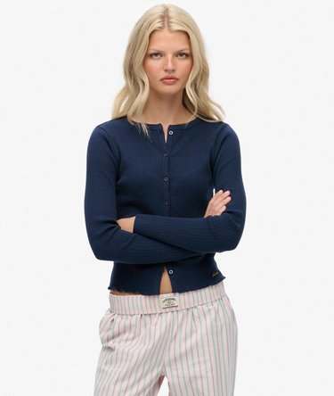 Athletic Essentials Ribbed Cardigan Image 2