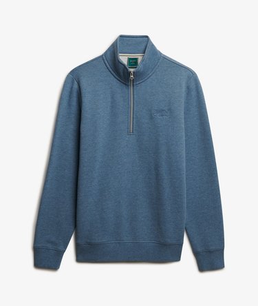 Sweat à demi-zip avec logo vintage brodé Image 7